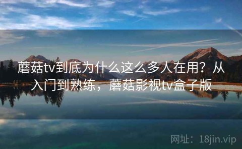 蘑菇tv到底为什么这么多人在用？从入门到熟练，蘑菇影视tv盒子版