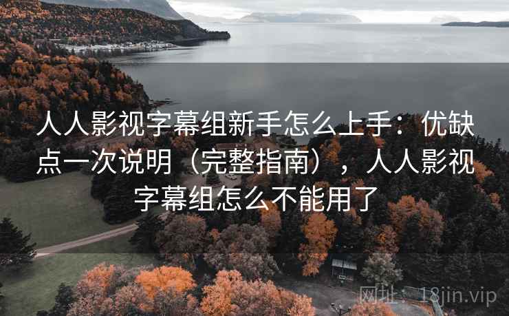 人人影视字幕组新手怎么上手：优缺点一次说明（完整指南），人人影视字幕组怎么不能用了