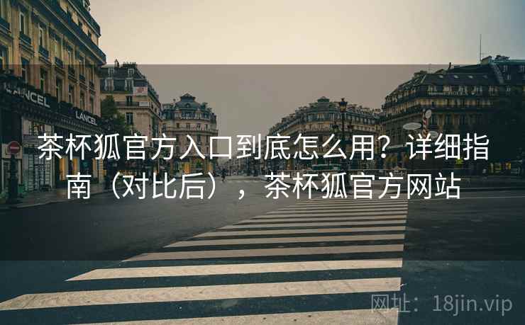 茶杯狐官方入口到底怎么用？详细指南（对比后），茶杯狐官方网站