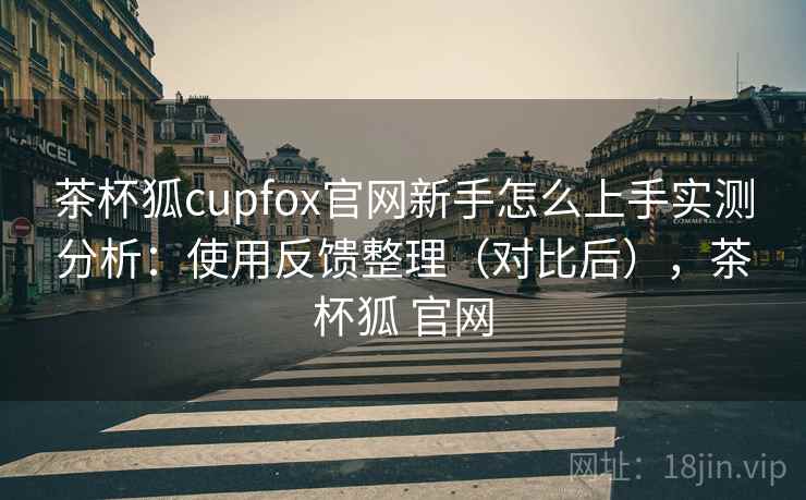 茶杯狐cupfox官网新手怎么上手实测分析：使用反馈整理（对比后），茶杯狐 官网