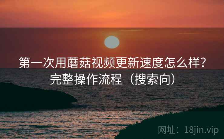 第一次用蘑菇视频更新速度怎么样？完整操作流程（搜索向）