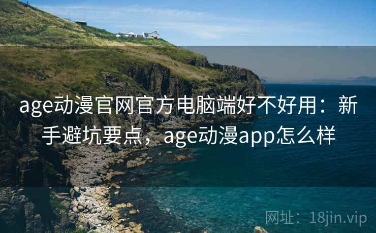 age动漫官网官方电脑端好不好用：新手避坑要点，age动漫app怎么样
